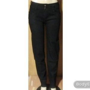 Black Skinny Jeans With Hearts SIZE 16